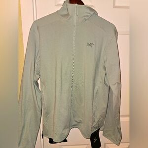 Arc'teryx Men's L Kyanite Lightweight Hoody Stone Green